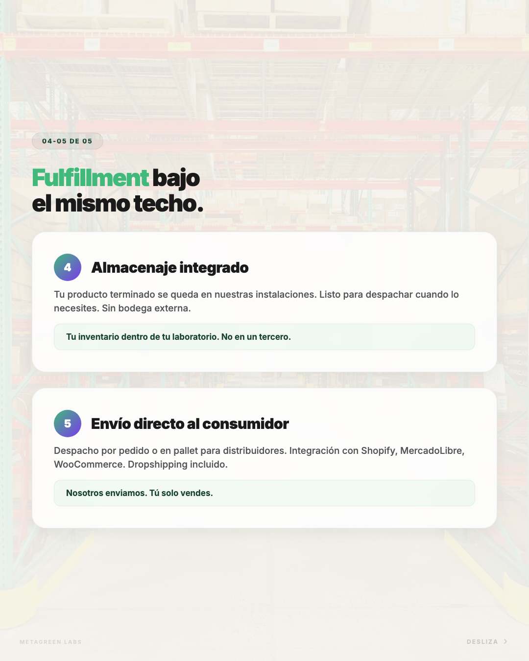 Fulfillment y dropshipping